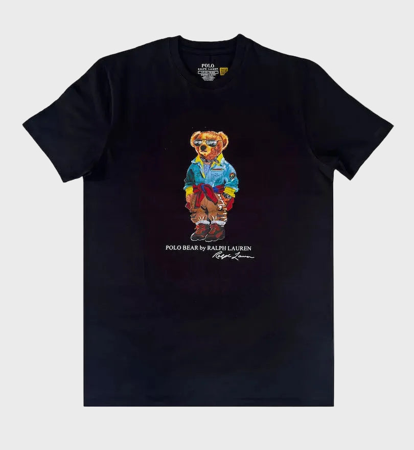 Polo Bear Tees | Black/ Denim